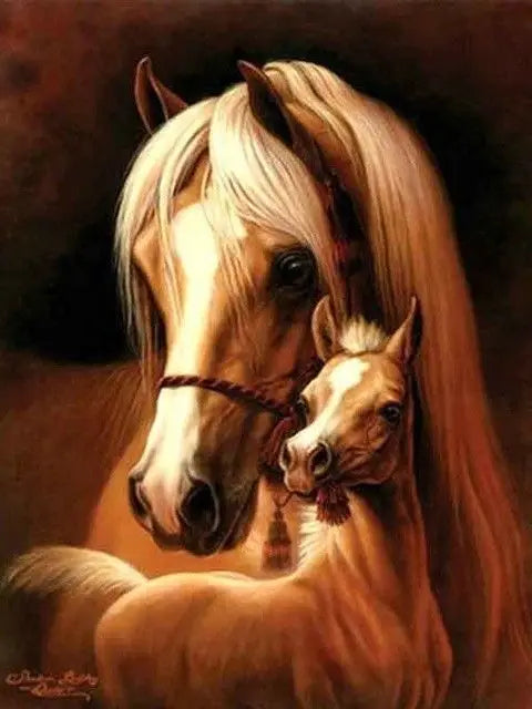 Horse Painting By Numbers