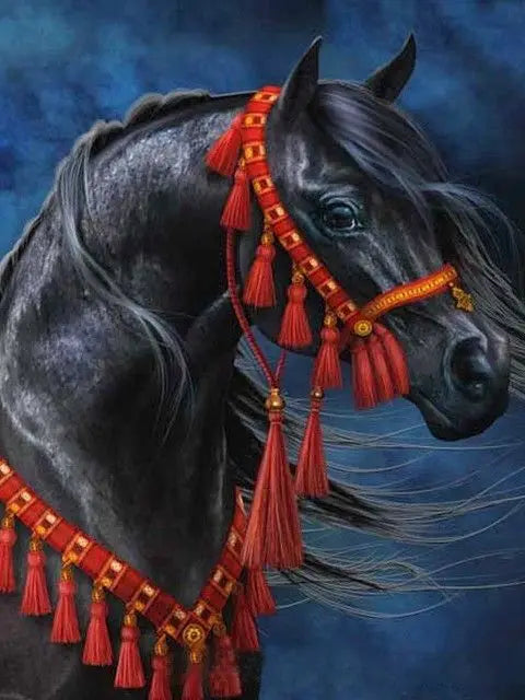 Horse Painting By Numbers