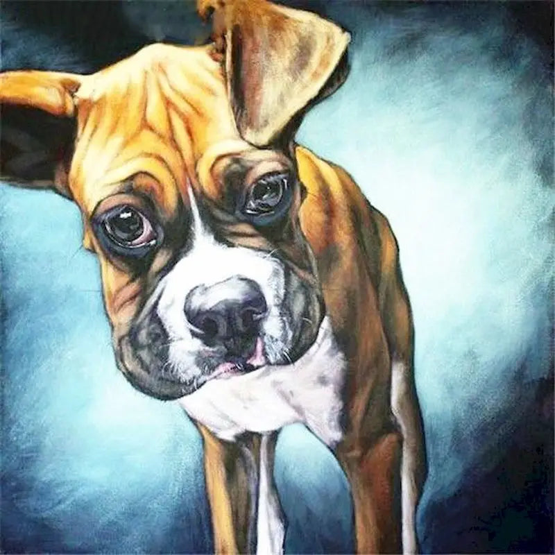 Dog Painting By Numbers