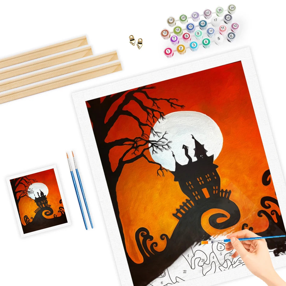 Spooky Paint By Numbers