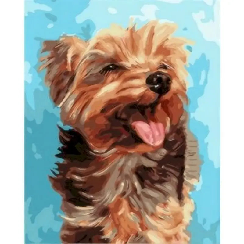 Dog Painting By Numbers