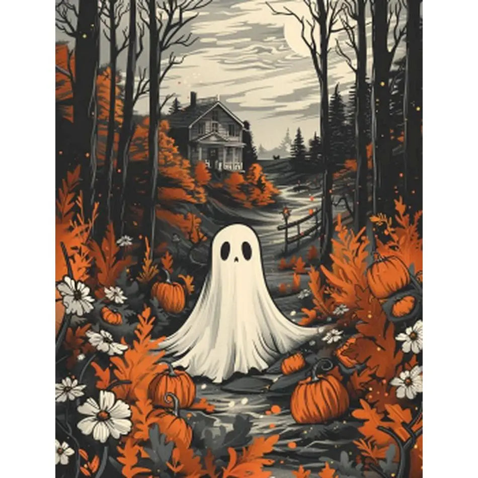 Ghost Paint By Numbers