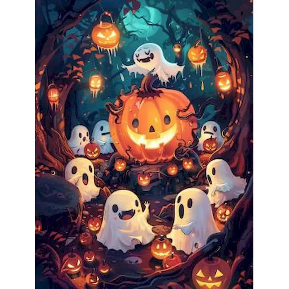 Ghost Paint By Numbers