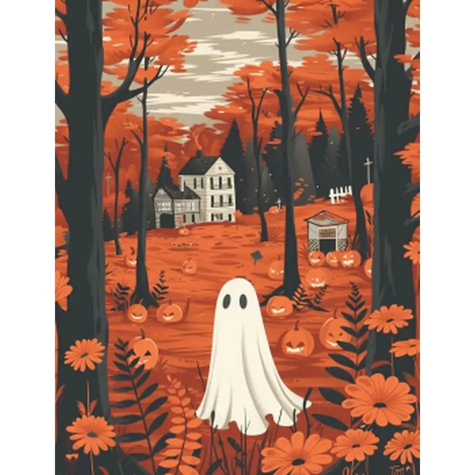 Ghost Paint By Numbers
