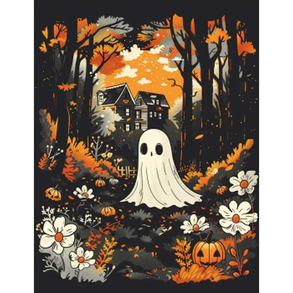 Ghost Paint By Numbers