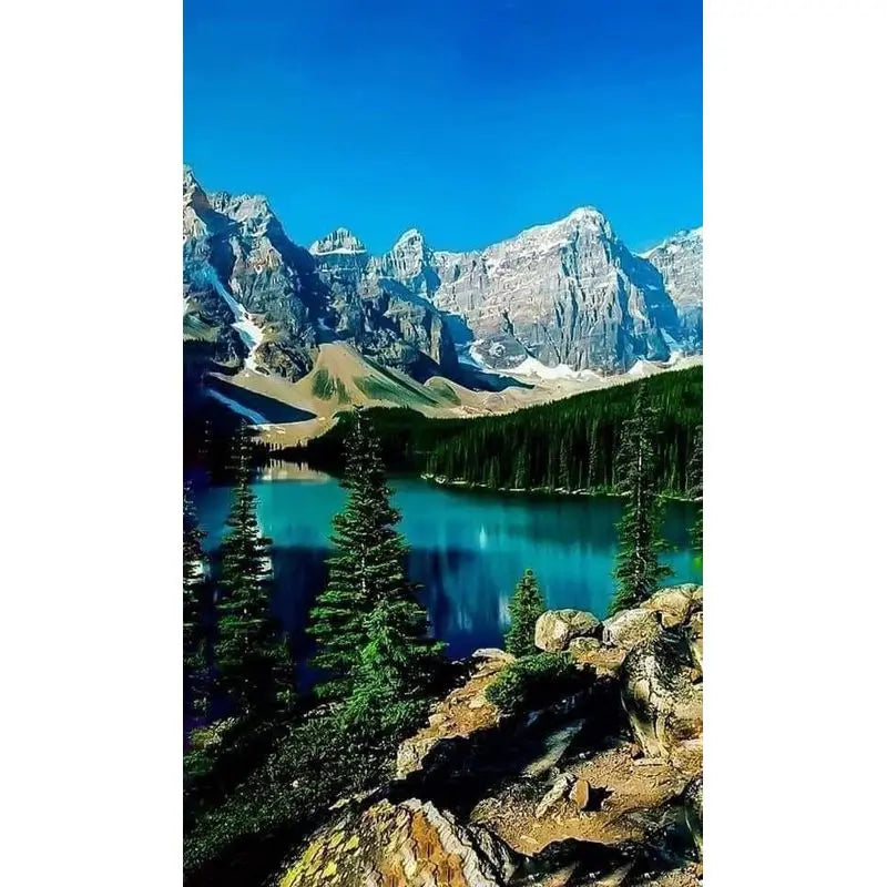 Lake Scenery Paint By Numbers