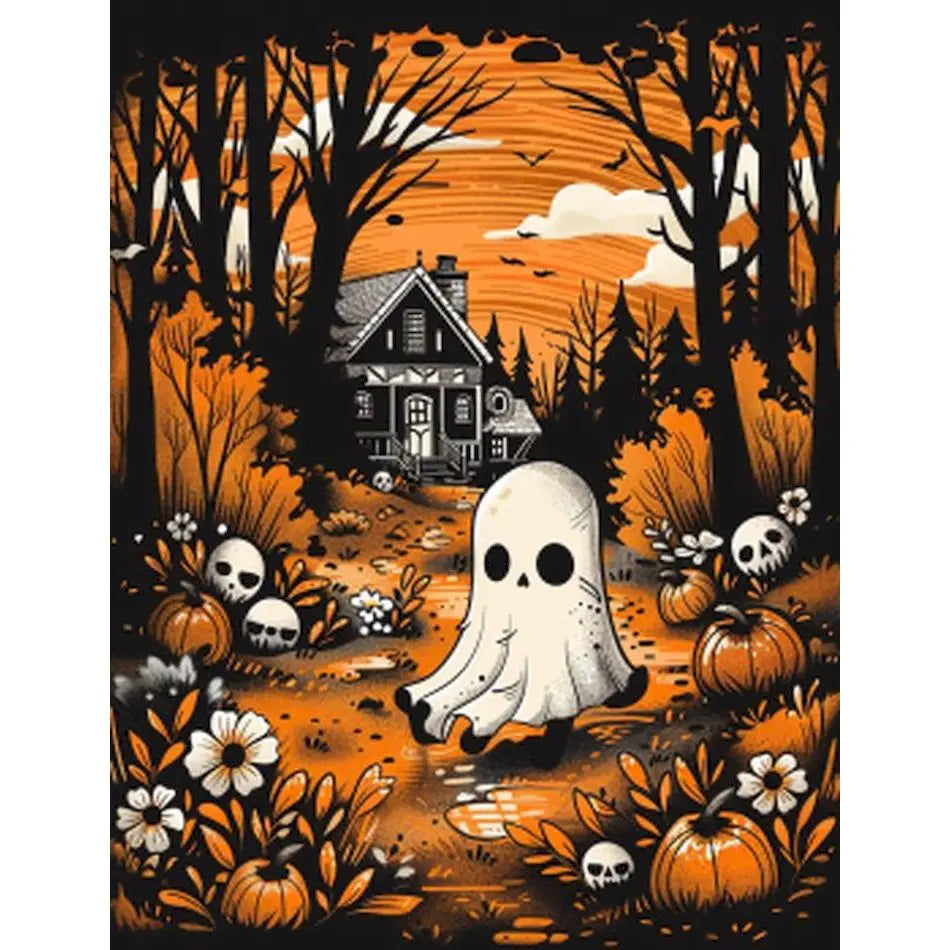 Ghost Paint By Numbers