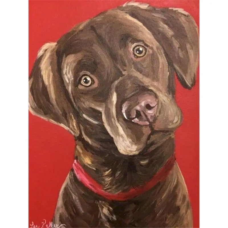 Dog Painting By Numbers
