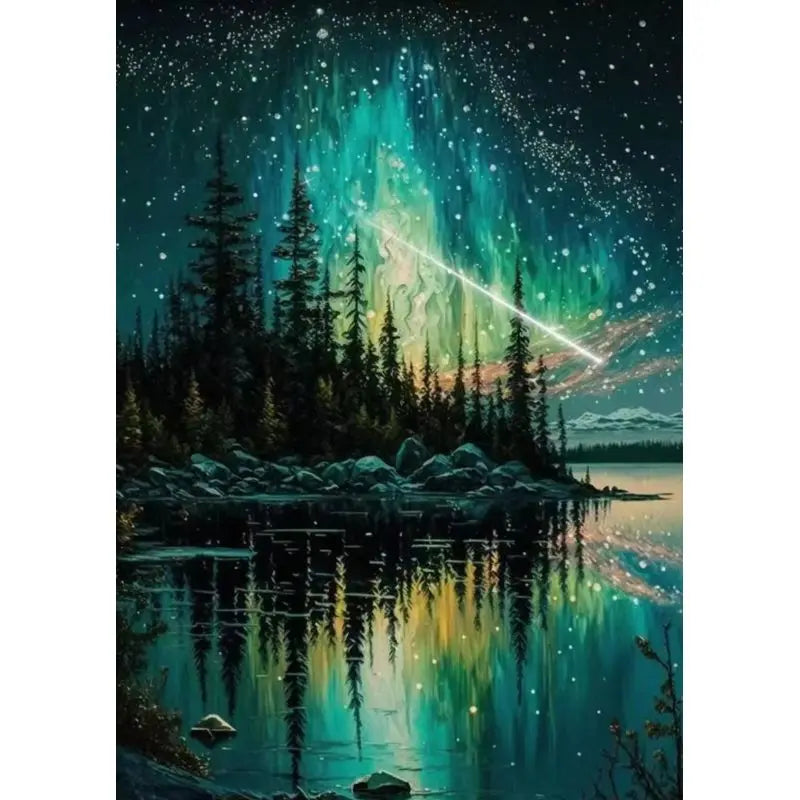 Lake Scenery Paint By Numbers