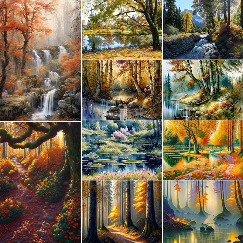 Forest River Paint By Numbers